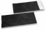 Zwart gekleurde mat metallic folie enveloppen - 110 x 220 mm | Enveloppenland.be