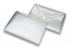 Zilver metallic glanzende enveloppen | Enveloppenland.be