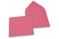 Wenskaart enveloppen gekleurd - roze, 155 x 155 mm | Enveloppenland.be