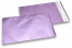 Lila gekleurde mat metallic folie enveloppen - 180 x 250 mm | Enveloppenland.be