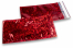 Rood holografisch folie enveloppen gekleurd metallic - 114 x 229 mm | Enveloppenland.be