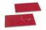 Enveloppen met Japanse sluiting - 110 x 220 mm, rood | Enveloppenland.be