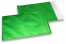 Groen gekleurde mat metallic folie enveloppen - 230 x 320 mm | Enveloppenland.be