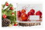 Kerst luchtkussen enveloppen, wit + kerstballen | Enveloppenland.be