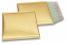 Luchtkussen enveloppen ECO metallic - goud 165 x 165 mm | Enveloppenland.be