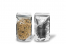 Stazakken metallic transparant - zilver metallic, 130 x 225 x 70 mm - 500 ml | Enveloppenland.be