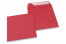 160 x 160 mm -  Rood gekleurde papieren enveloppen | Enveloppenland.be
