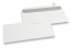 Witte papieren enveloppen, 114 x 229 mm (C5/6), 90 grams, stripsluiting, gewicht per stuk ca. 5 gr. | Enveloppenland.be