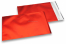 Rood gekleurde mat metallic folie enveloppen - 230 x 320 mm | Enveloppenland.be