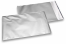 Zilver gekleurde mat metallic folie enveloppen - 230 x 320 mm | Enveloppenland.be