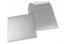 160 x 160 mm -  Zilver metallic gekleurde papieren enveloppen | Enveloppenland.be