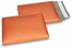 Luchtkussen enveloppen ECO mat metallic - oranje 180 x 250 mm | Enveloppenland.be