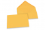 Wenskaart enveloppen gekleurd - goudgeel, 114 x 162 mm | Enveloppenland.be