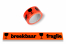 Tape Acryl oranje Breekbaar/Fragile | Enveloppenland.be