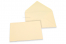 Wenskaart enveloppen gekleurd - ivoorwit, 114 x 162 mm | Enveloppenland.be