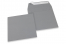 160 x 160 mm - Grijs gekleurde papieren enveloppen | Enveloppenland.be