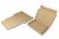 Postdozen met bovenklep en stripsluiting - 310 x 220 x 25 mm (A4), bruin | Enveloppenland.be