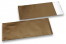 Brons gekleurde mat metallic folie enveloppen - 110 x 220 mm | Enveloppenland.be