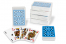 Bedrukte speelkaarten nationaal - met aflopende bedrukking + kunststof doosje | Enveloppenland.be