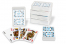 Bedrukte speelkaarten nationaal - zonder aflopende bedrukking + kunststof doosje | Enveloppenland.be