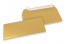 110 x 220 mm - Goud metallic gekleurde enveloppen papieren  | Enveloppenland.be