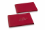 Enveloppen met Japanse sluiting - 114 x 162 x 25 mm, rood | Enveloppenland.be