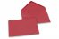 Wenskaart enveloppen gekleurd - rood, 125 x 175 mm | Enveloppenland.be