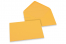 Wenskaart enveloppen gekleurd - goudgeel, 125 x 175 mm | Enveloppenland.be