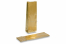 Blokbodemzakjes gekleurd - goud 80 x 50 x 250 mm, 250 gram | Enveloppenland.be