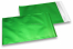 Groen gekleurde mat metallic folie enveloppen - 180 x 250 mm | Enveloppenland.be