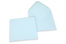 Wenskaart enveloppen gekleurd - lichtblauw, 155 x 155 mm | Enveloppenland.be