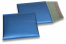 Luchtkussen enveloppen ECO mat metallic - donkerblauw 165 x 165 mm | Enveloppenland.be