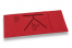 Airlaid servetten - rood met print (voorbeeld) | Enveloppenland.be