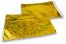 Goud holografisch folie enveloppen gekleurd metallic - 320 x 430 mm | Enveloppenland.be