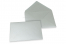 Wenskaart enveloppen gekleurd - zilver metallic, 114 x 162 mm | Enveloppenland.be