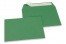 114 x 162 mm -  Donkergroen gekleurde papieren enveloppen  | Enveloppenland.be