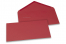Wenskaart enveloppen gekleurd - donkerrood, 110 x 220 mm | Enveloppenland.be