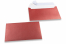Rood gekleurde enveloppen parelmoer - 114 x 162 mm | Enveloppenland.be