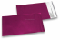 Bordeaux gekleurde mat metallic folie enveloppen - 114 x 162 mm | Enveloppenland.be