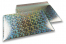 Luchtkussen enveloppen ECO metallic - zilver holografisch 320 x 425 mm | Enveloppenland.be