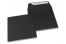 160 x 160 mm -  Zwart gekleurde papieren enveloppen | Enveloppenland.be