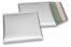 Luchtkussen enveloppen ECO mat metallic - zilver 165 x 165 mm | Enveloppenland.be