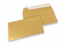 114 x 162 mm -  Goud gekleurde papieren enveloppen  | Enveloppenland.be