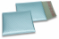 Luchtkussen enveloppen ECO mat metallic - ijsblauw 165 x 165 mm | Enveloppenland.be