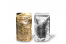 Stazakken metallic transparant - goud metallic, 130 x 225 x 70 mm - 500 ml | Enveloppenland.be