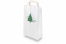 Papieren kerst draagtassen wit -  Kerstboom groen | Enveloppenland.be