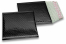 Luchtkussen enveloppen ECO metallic - zwart 165 x 165 mm | Enveloppenland.be