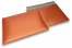 Luchtkussen enveloppen ECO mat metallic - oranje 320 x 425 mm | Enveloppenland.be