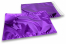 Paars gekleurde metallic folie enveloppen - 320 x 430 mm | Enveloppenland.be
