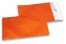 Oranje gekleurde mat metallic folie enveloppen - 114 x 162 mm | Enveloppenland.be